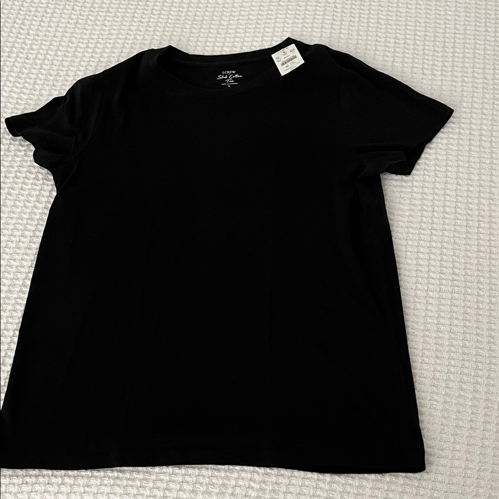 J Crew slub cotton tee L